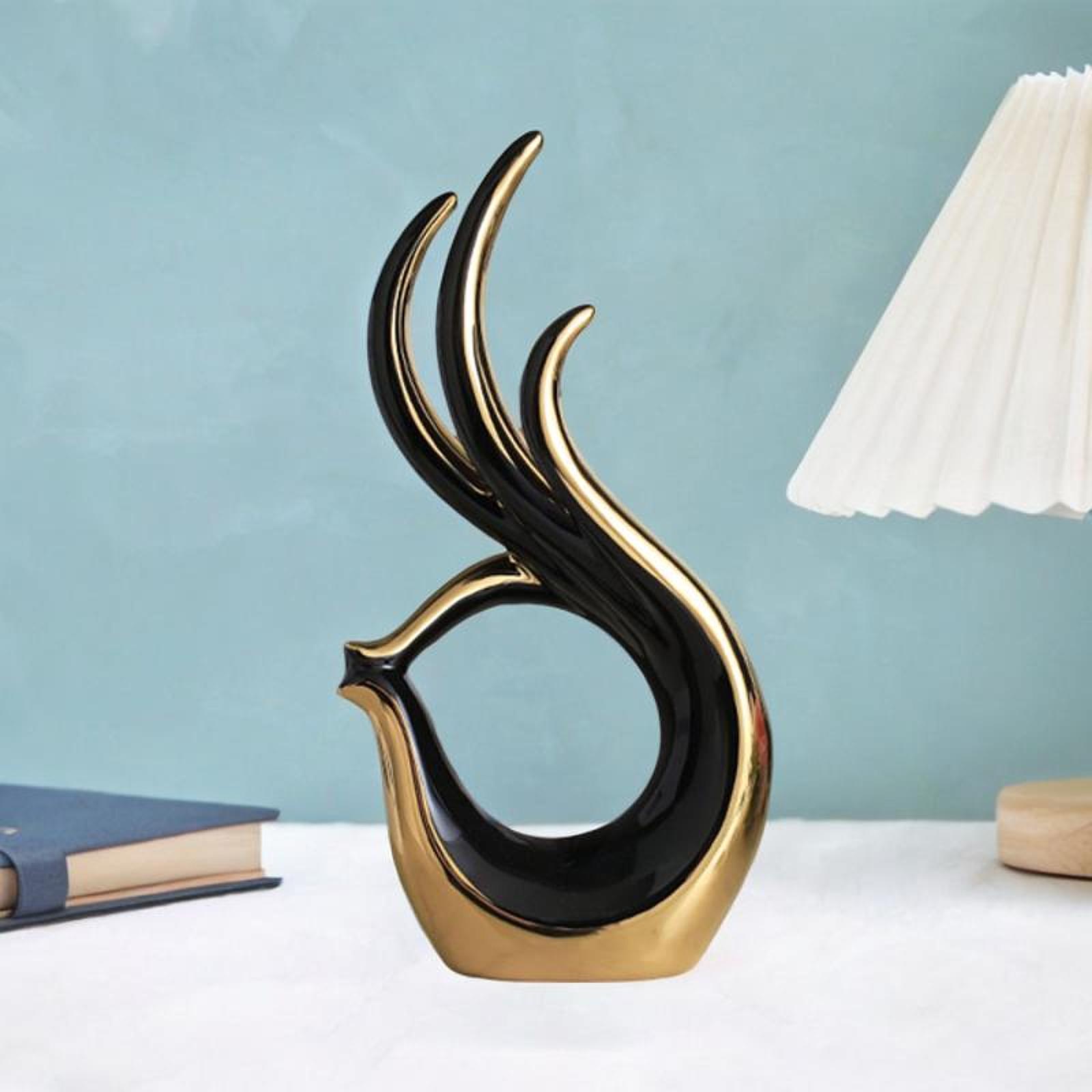 

Modern Abstract Art Ceramic Statue Home Decor for Centerpiece Party Entryway