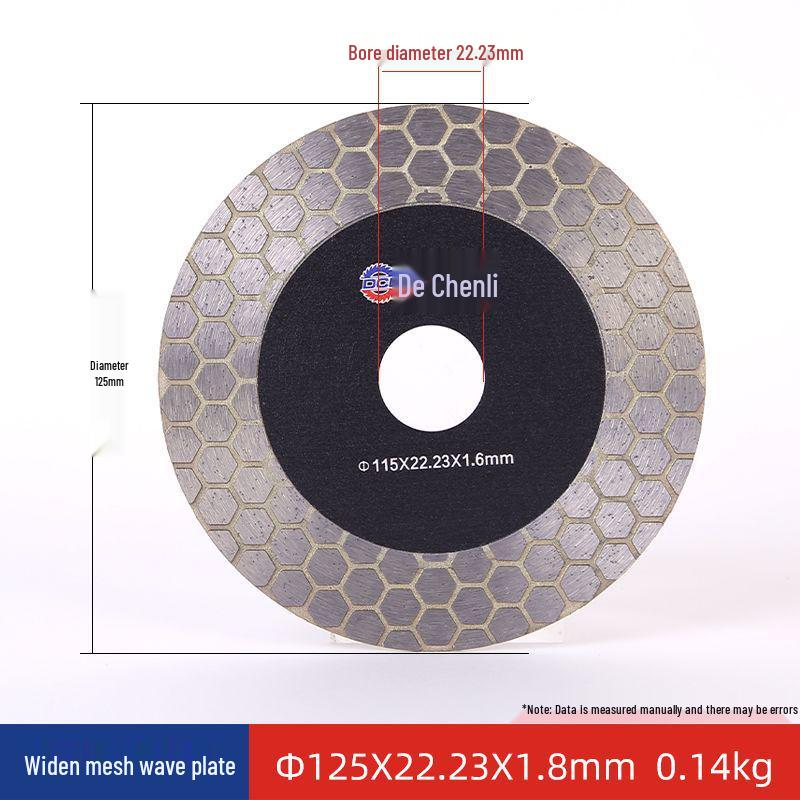 Dual-Use Football-Shaped Diamond Saw Blade for Cutting & Grinding Stone and Ceramic Tiles