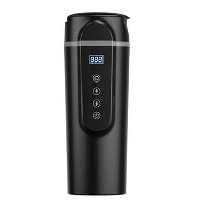 Bouilloire Électrique de Voyage pour Voiture 12V24V Tasse Chauffante pour Voiture avec Couvercle Anti-Déversement Tasse de Voyage Portable pour Café