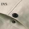 Giacca Bomber da Uomo a Colore Unito Autunnale Casual Vestibilità Slim Giacca con Zip Capospalla