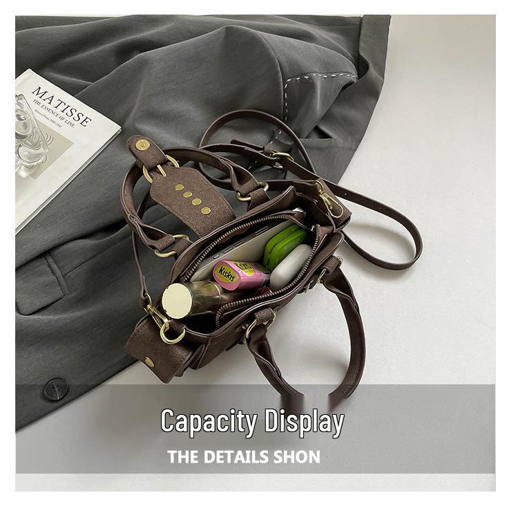 Niche Design Large Capacity Women's Crossbody & Shoulder Handbag - Autumn/Winter 2025, European & American Style