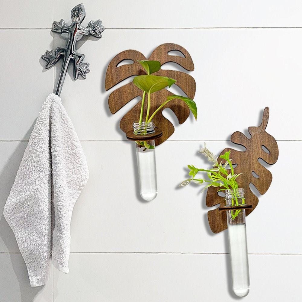 Home Ornaments Wall Mounted Planter Vase Flower Pot Wall Shelf Planter Holder Plant Lovers
