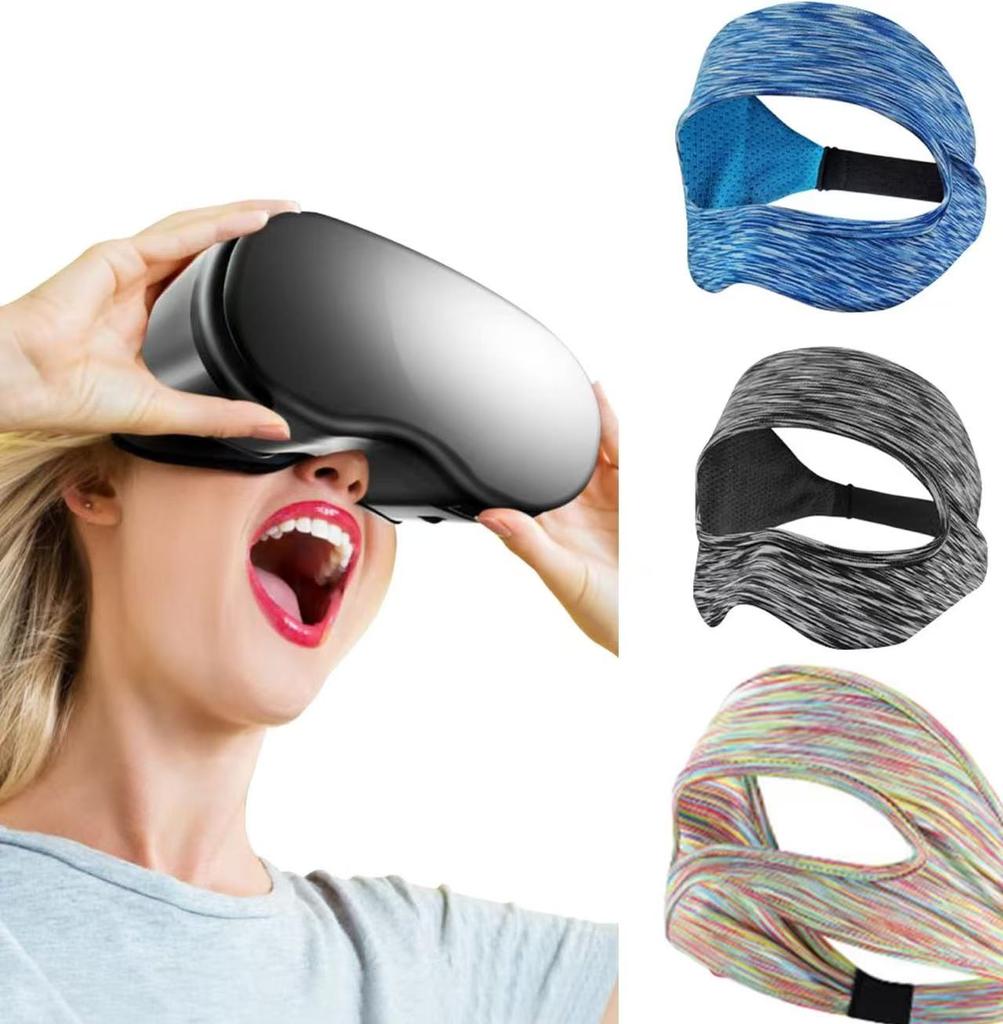Universal VR Cover Face Pad - Breathable Sweatproof Cushion for Oculus/Meta Quest 2/3, Anti-Fog Comfort Replacement Foam Set