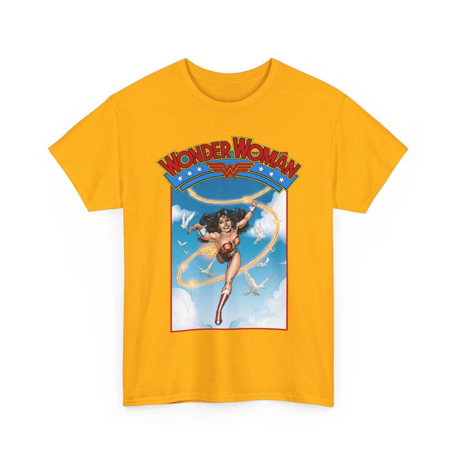 Wonder Woman T Shirt George Perez DC Comics Art Post-Crisis Vintage-Style Tee XXXXL