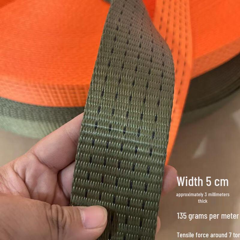 Heavy-Duty Polyester Truck Tie-Down & Tow Strap