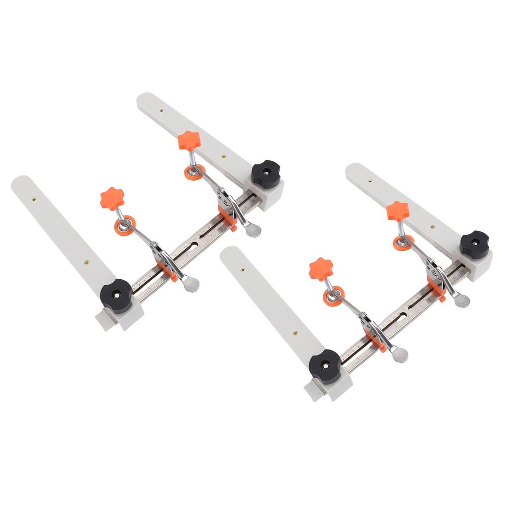 2 Sets Drawer Slide Installation Tool Plastic and Stainless Steel Drawer Slide Rail Mounting Tool