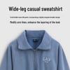 Gap Women's Logo Fleece Washed Loose Sweatshirt