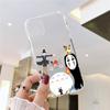 Ghibli Miyazaki Totoro sprite away Telefonveske Gjennomsiktig myk For iphone 12 11 13 7 8 6 s plus x xs xr pro max mini