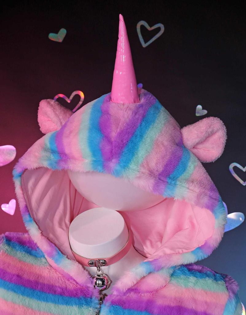 Mobbunny Beautiful Fluffy Outfit Disguise Women's Costume, Cosplay, Anime, Game, Homewear, Pajamas, Bodysuit, Leotard, Hoodie, Animal-Style