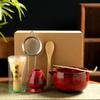 6 Piece/Set Ceramic Matcha Whisk Kit Colored Glaze Technique Matcha Bowl  Tea Ceremony