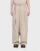 Songjio Homme Volume Curve Wide Pants Beige Sh5Pt506Be