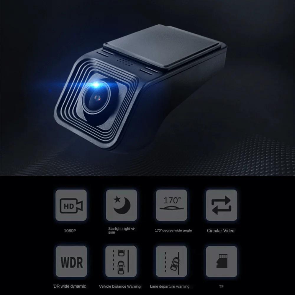 Car DVR Camera Recorder USB Dash Cam for Car DVD Android Player ADAS Anti-collision 720P or 1080P Night Version Car Accessories