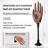 FlexibleNail Art Practice With Stand Flexible RealisticNail Art Training Tool Can Insert False NailsJewelry Display Custom Brand