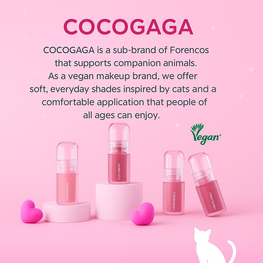 Daiso Cococaga by Forencos Grooming Velvet Tint (01 Innocent Cat)