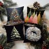 Christmas Tree Pillowcase With Ornamentssuitable For Sofa Car Bedroom Decorative Cushion Cover Pillow Cover