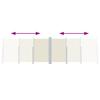Vidaxl Foldable Side Awning, Cream, 200 X 600 Cm