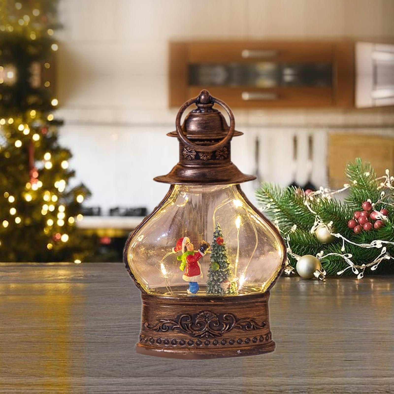 

Свет, Рождественский фонарь с подсветкой, сверкающий светодиодный фонарь для сада и дома