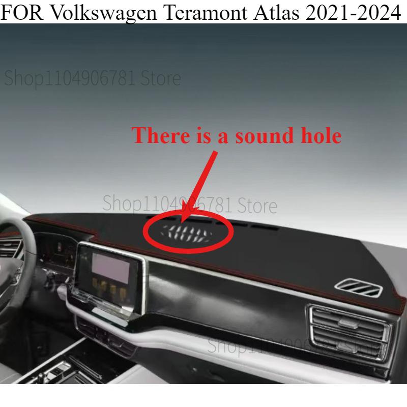 FOR Volkswagen Teramont Atlas -2024 Car Dash Mat Dashmat Dashboard Mat Cover Sun Shade Dash Board Cover Carpet Accessories front C