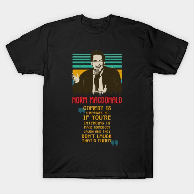 

Men Black Print T-shirt Super Funny Norm Macdonald No-Cut Transfer Paper Print Cotton Tshirt M чорний
