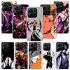 Bleach Kyoraku Shunsui Phone Case For Xiaomi Redmi Note 13 14 15 Pro Plus 12S 12 14S 11S 11E 10 10S 11 11T 5G 4G Cover Coque Red