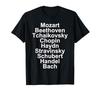 Mozart Beethoven Chopin Classical Music Composers T-Shirt