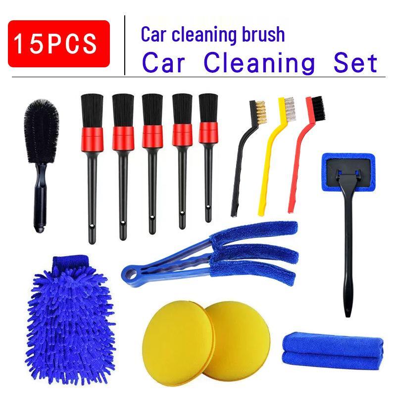 25-Piece Car Cleaning Kit: Disassembly Tools, Wheel & Tire Care, Interior & Paint Maintenance