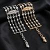 European Luxury Diamond Tassel Bracelet - High-End, Fashionable, Versatile Banquet Design.