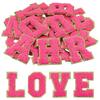 26Pcs Self Adhesive Chenille Letter Patches A-Z, Chenille Letters for Clothing, Fabric, Shoes, Bags