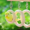 Birds Climbing Parakeet Loop Tunnel Wooden Bird Perch Swing Parrot Ladder  Cage Accessories