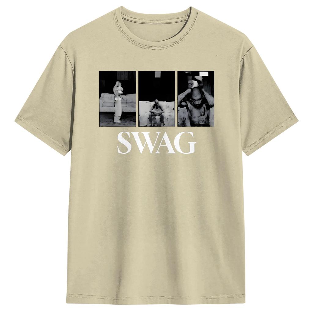 JJustins BBiebers Swag Urban Street Style Photo Collage T Shirts Cotton Top Tees Summer Awesome TShirt Leisure Casual Tshirt