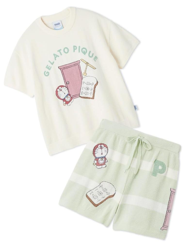 gelato pique Doraemon Jacquard Pullover Shorts Set IVR Women's & (PWNT254005)