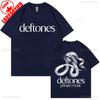 Deftones Band Metal Alternativo Stampa Grafica Serpente T-shirt Unisex Stile Vintage Oversize Streetwear Concerto Tour