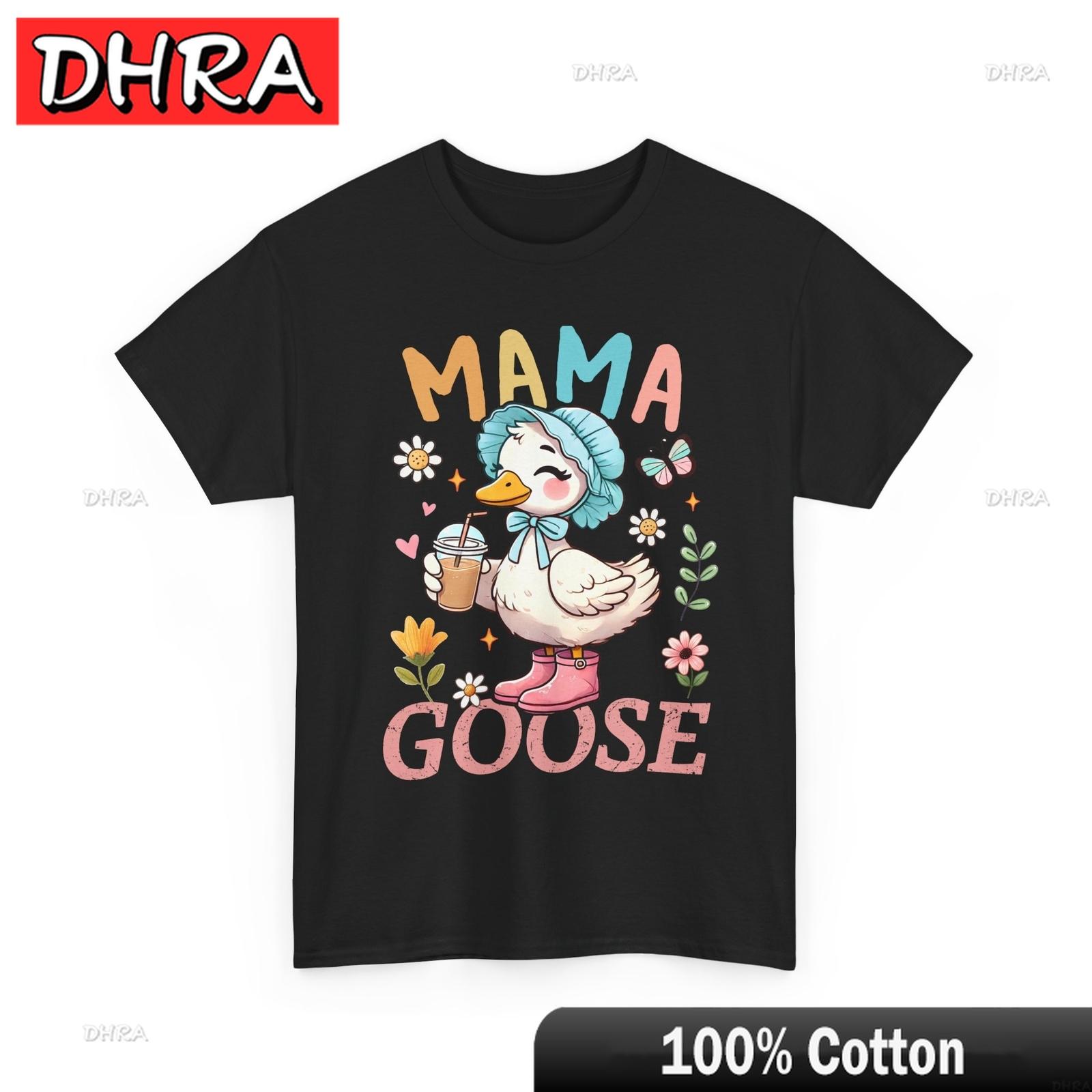 

Humor Lovers TShirt Funny Sarcastic Gift Idea Mama Goose Shirt Comfy Unique Tshirts Urban Aesthetic Minimalist Top Crew Neck 4XL