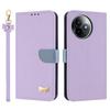 For Xiaomi Redmi K80 Ultra 5G Case Bowknot Decor Wallet Leather Phone Cover with Wrist Strap