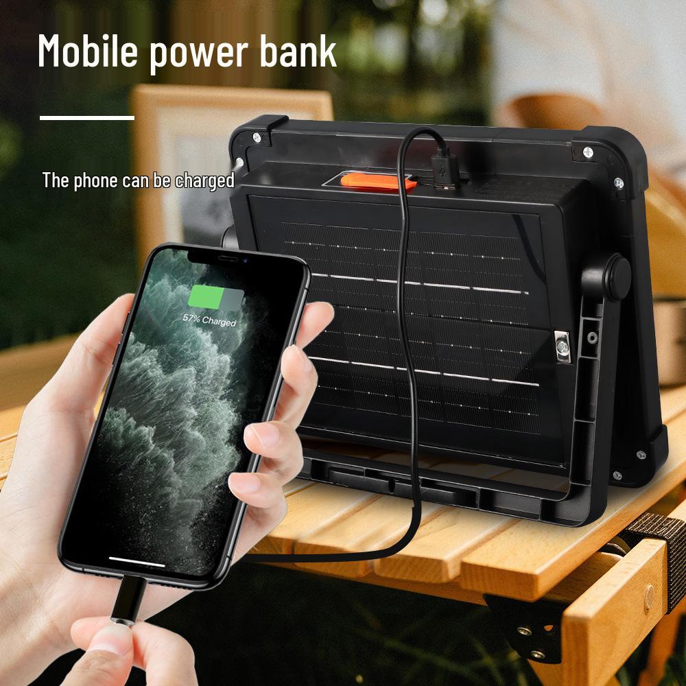 Super Bright Solar-Powered LED Stall & Camping Light for Emergencies