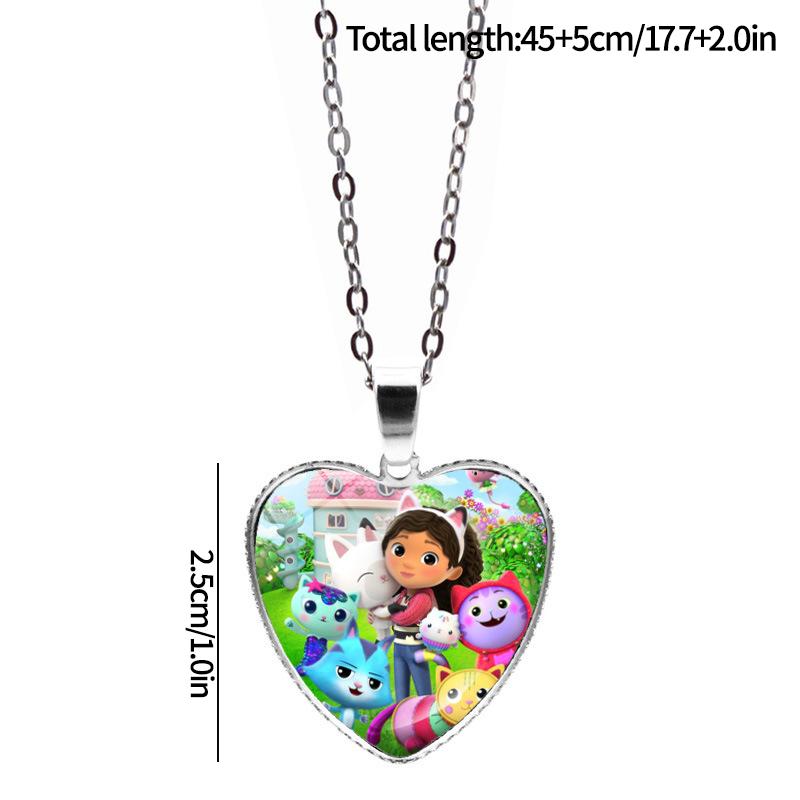 Cute Gabby Dollhouse Necklace Animation Girls Bracelets Choker Kids Present Cosplay Accessories Birthday Party Favor