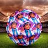 Michael Jackson Print Size 5 Soccer Ball, Standard Match Football for Sports Game and Team Practice, Ideal Gift for Soccer Fans