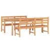 3 Piece Garden Dining Set Solid Teak Wood