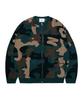 Xtonz Xtk093 Peta Camo Vintage Knit Zip-Up (Camo)