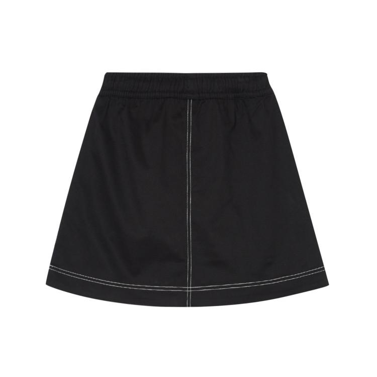 Puma Plain Minimalist High Street Brand Logo Letter Print Breathable Comfortable Casual Skirt Women skirts Black 624114-01