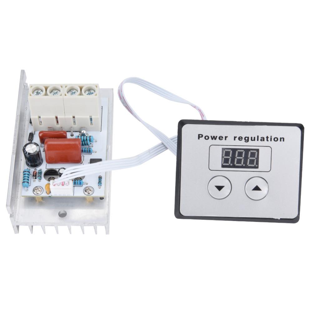 10000W SCR Spannungsregler AC 220V 80A Dimmschalter Motorcontroller Leistungsregelung