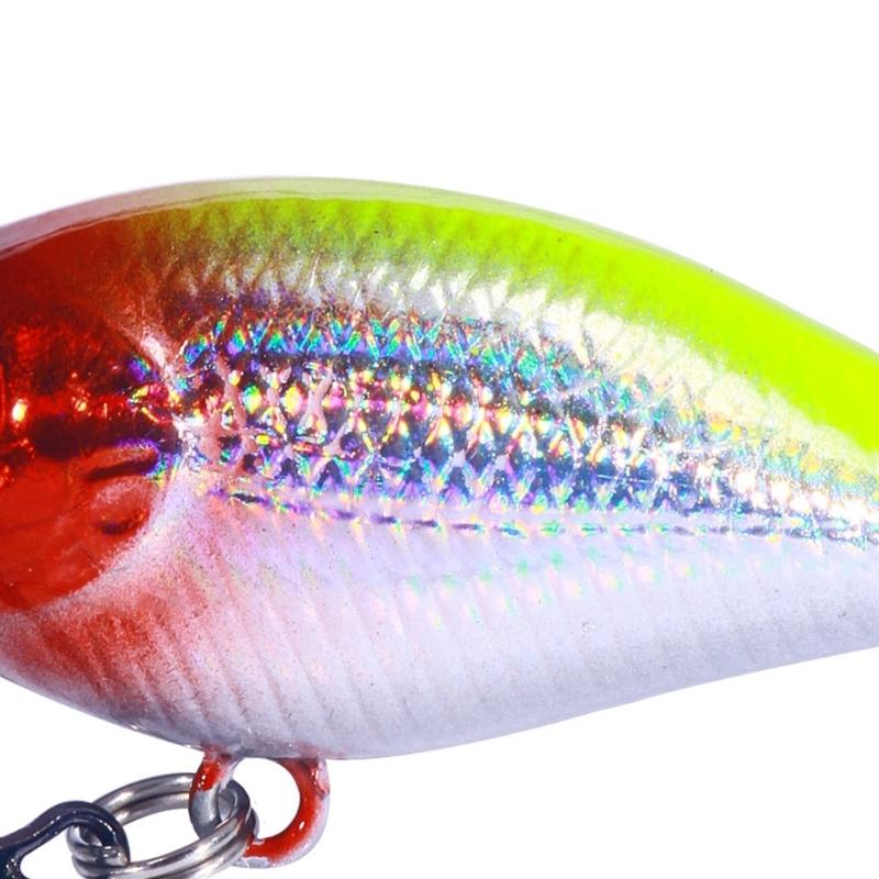 4.3g 5.3cm Crankbaits with Hook Artificial Baits Carp Trout Lures Swimbait Fishing Lures Wobbler Fishing Tackle