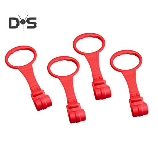 4Pcs Baby Pull-Up Ring Toddlers Walking Helper Practice Exercises Assistant Tool Stand-Up Rings Universal Infant Crib Playpen Hanging Ring