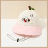 Children's brim baseball cap, funny trendy peaked cap, men's and women's baby thin kids hat, quick-drying kids travel baby