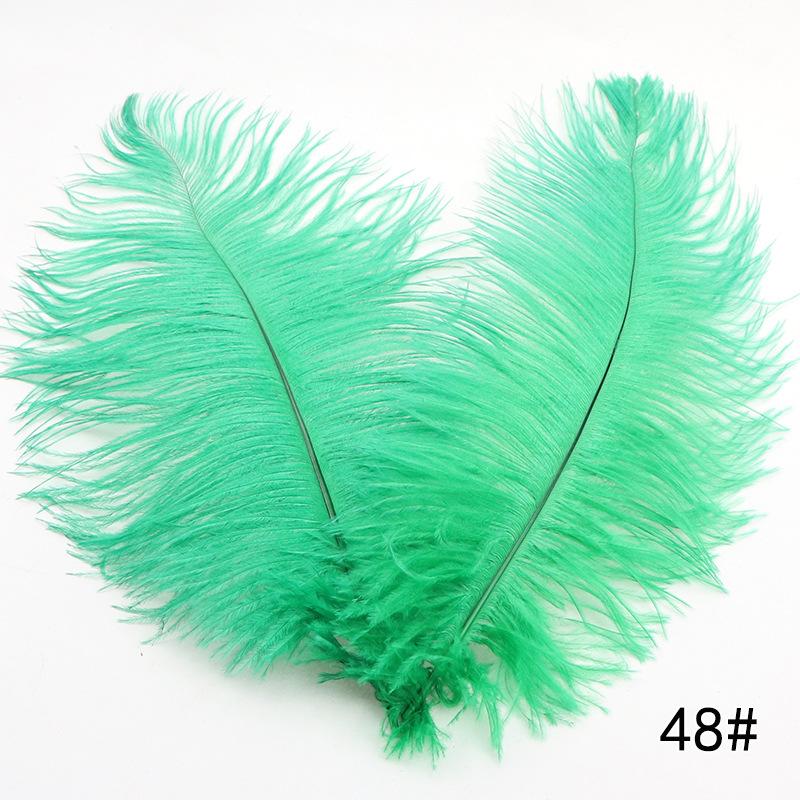High Quality Ostrich Hair 35-40Cm Multi-Colored Decorative Feathers, Stage Room Flower Arrangement Feathers