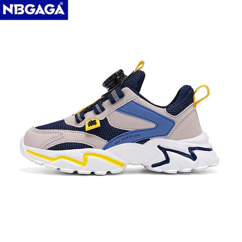 Kids Shoes Boys Running Sport Shoes Trainer Sneakers Big Children Breathable Mesh School Shoe Soft Sole Casual Walking Tenis