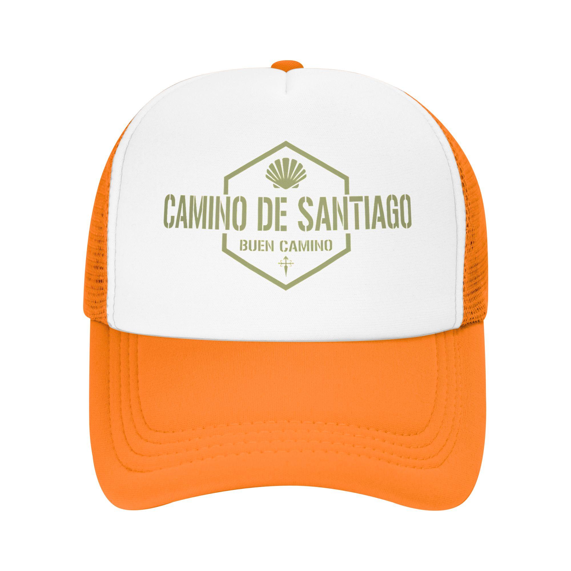 

Summer Mesh Sun Hats Camino De Santiago Buen Camino Baseball Cap Casual Hip Hop Hats Unisex WoUnisex Outdoor Sport Snapback Cap One Size