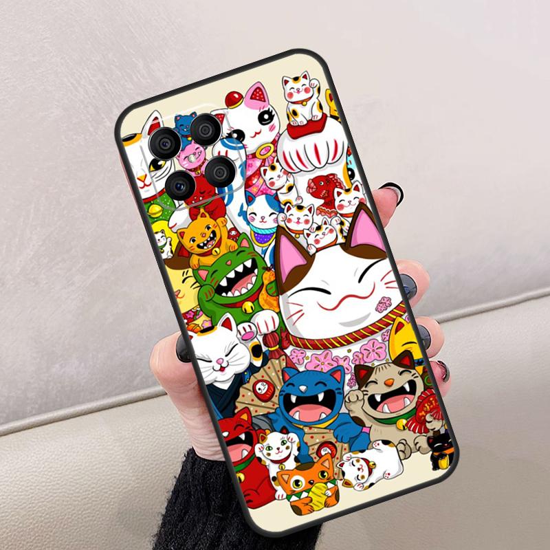 

Japanese Lucky Cat Art For Honor Magic 8 7 5 6 Lite Case For Honor 200 400 Pro X9d X9c X9b X9a X8c X8b 70 90 Win RT Honor 400
