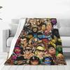 Sterbliche Kombat Kampf Arcade Spiel Decken Korallen Fleece Plüsch Sub Zero Skorpion MK11 Decke für Outdoor-Reise Tages decke