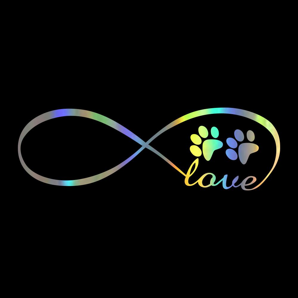 Cute Animal Dogs Cats Footprints Car Foot Prints Sticker Series Vinyl for Car Styling Body Window Stickers Decals Decoration